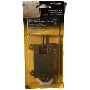 Prime Line N 6870 Sliding Mirror Door Roller Plastic Ball Bearing Wheel 1-1/2 in